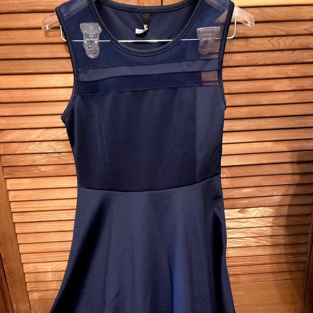 LuLus Navy Blue Dress